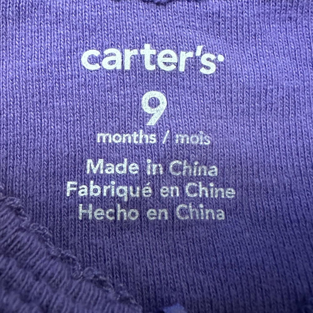 Baby Girl Bodysuit Bundle 6pc Carter’s Huggies 9 Months - Picture 9 of 13